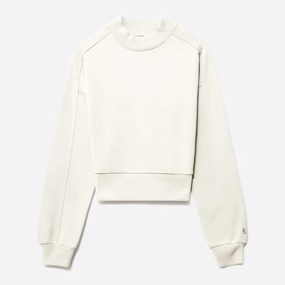 Everlane The Track Cropped Sweatshirt XXS - Picture 1 of 15